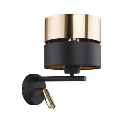 Hilton black/gold kinkiet 2 e 27 + g9 2579 - TK Lighting