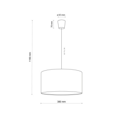 Rondo kids - green lampa wisząca - 3233 - TK Lighting