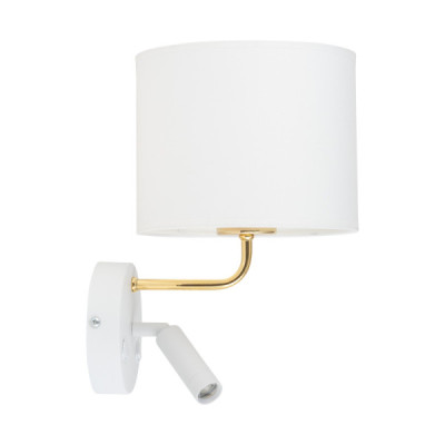 Richi white/gold kinkiet 2 e27 + g9 1370 - TK Lighting