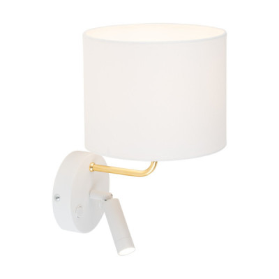 Richi white/gold kinkiet 2 e27 + g9 1370 - TK Lighting