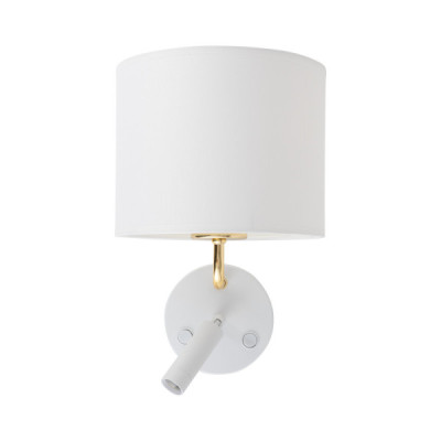 Richi white/gold kinkiet 2 e27 + g9 1370 - TK Lighting