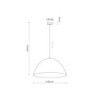 Faro white lampa wisząca 1 500 6003 - TK Lighting