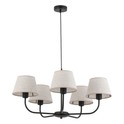 Chicago linen lampa wisząca 5 3989 - TK Lighting