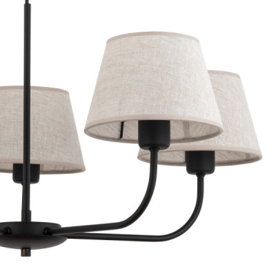 Chicago linen lampa wisząca 5 3989 - TK Lighting