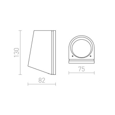 Redlux Zaza - lampa zewnętrzna IP65