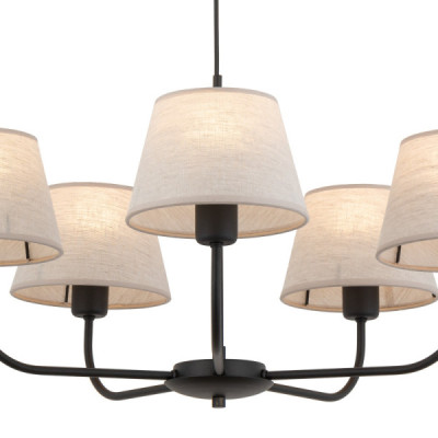 Chicago linen lampa wisząca 5 3989 - TK Lighting