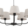 Chicago linen lampa wisząca 5 3989 - TK Lighting