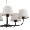 Chicago linen lampa wisząca 5 3989 - TK Lighting