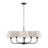 Chicago linen lampa wisząca 5 3989 - TK Lighting