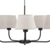 Chicago linen lampa wisząca 5 3989 - TK Lighting