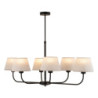 Chicago linen lampa sufitowa 6 3999 - TK Lighting