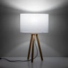 Tokyo white lampka nocna 1 sosna postarzana 5290 - TK Lighting