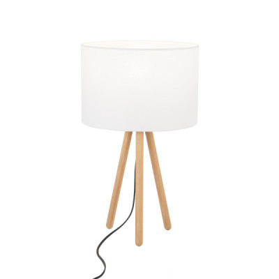 Tokyo white lampka nocna 1 sosna postarzana 5290 - TK Lighting