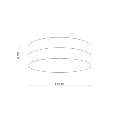 Pori white plafon łazienkowy 2 ip 44 864 - TK Lighting