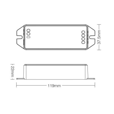 Milight FUT038M - Sterownik taśm led RGBW