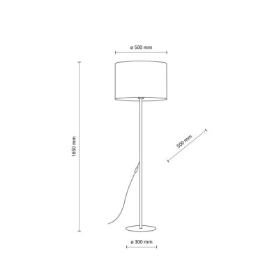 Earth lampa podłogowa - 5475 - TK Lighting