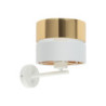 Hilton white/gold kinkiet 1 4770 - TK Lighting