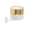 Hilton white/gold kinkiet 1 4770 - TK Lighting