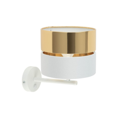 Hilton white/gold kinkiet 1 4770 - TK Lighting