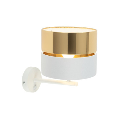 Hilton white/gold kinkiet 1 4770 - TK Lighting