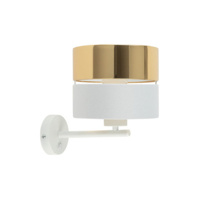 Hilton white/gold kinkiet 1 4770 - TK Lighting