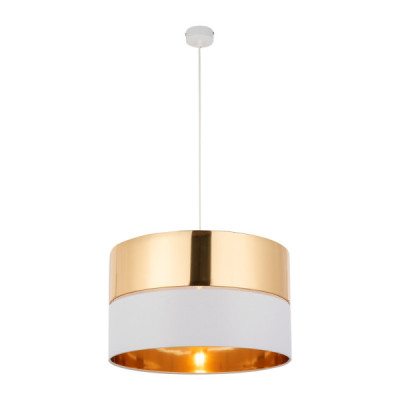 Hilton white/gold lampa wisząca 1 4771 - TK Lighting