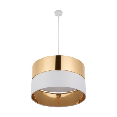 Hilton white/gold lampa wisząca 1 4771 - TK Lighting