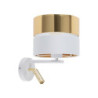 Hilton white/gold kinkiet 2 e27 + led 5361 - TK Lighting