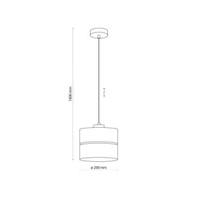 Eco lampa wisząca 1 200 5770 - TK Lighting