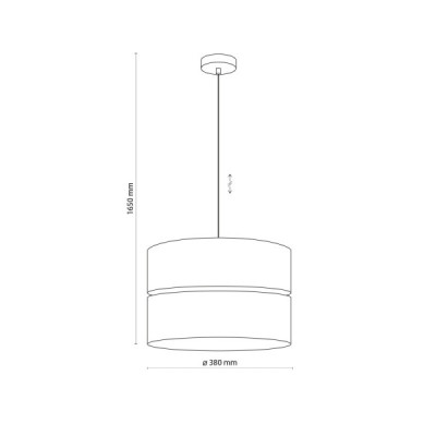 Eco lampa wisząca 1 380 5772 - TK Lighting