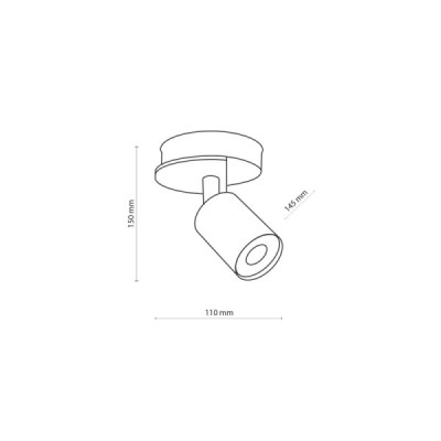 Cover wood lampa sufitowa 1 4673 - TK Lighting