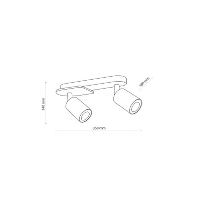 Cover wood lampa sufitowa 2 4674 - TK Lighting