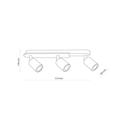 Cover wood lampa sufitowa 3 4675 - TK Lighting