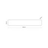 Tavola long kinkiet 2 4754 - TK Lighting