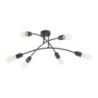 Helix black lampa sufitowa 6 4679 - TK Lighting