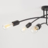 Helix black lampa sufitowa 6 4679 - TK Lighting