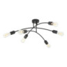 Helix black lampa sufitowa 6 4679 - TK Lighting