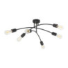 Helix black lampa sufitowa 6 4679 - TK Lighting