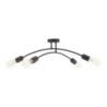 Helix black lampa sufitowa 4 4687 - TK Lighting