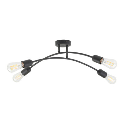 Helix black lampa sufitowa 4 4687 - TK Lighting