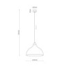 Cap beige lampa wisząca 1 5664 - TK Lighting