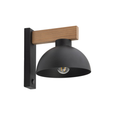 Oslo black kinkiet 1 4961 - TK Lighting