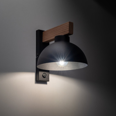 Oslo black kinkiet 1 4961 - TK Lighting