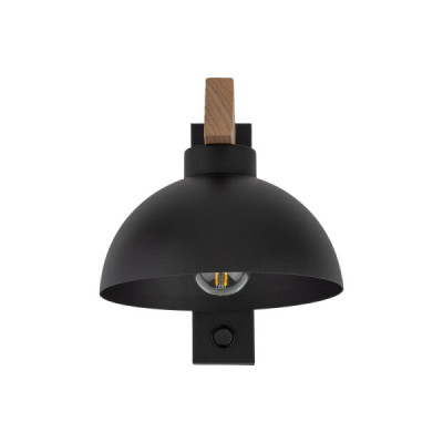 Oslo black kinkiet 1 4961 - TK Lighting