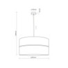 Nicol lampa wisząca 3 4798 - TK Lighting