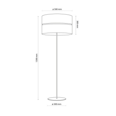 Nicol lampa podłogowa 1 5123 - TK Lighting