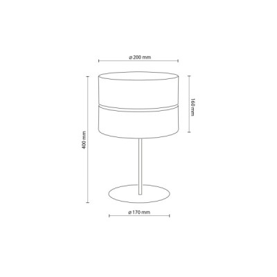 Nicol lampka nocna 1 5124 - TK Lighting