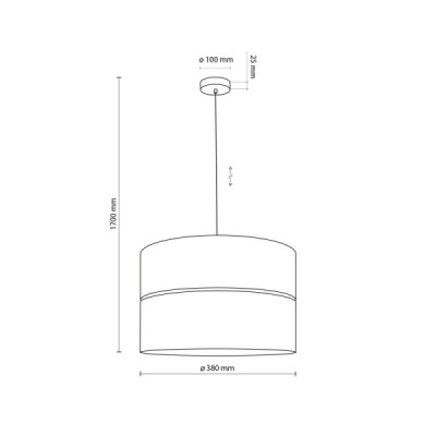 Nicol lampa wisząca 1 4799 - TK Lighting