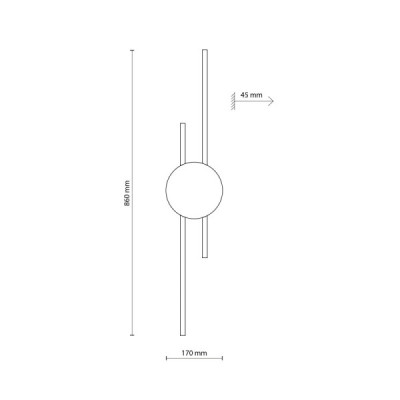 Java black wood kinkiet 2 1369 - TK Lighting