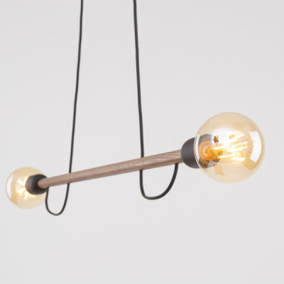 Helix wood orzech lampa wiszaca 2 4948 - TK Lighting